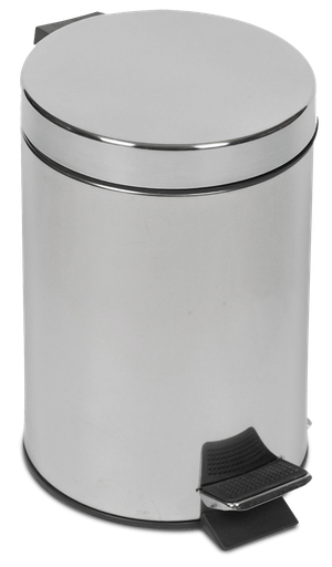 [486012] Paperera *inox amb tapa i pedal