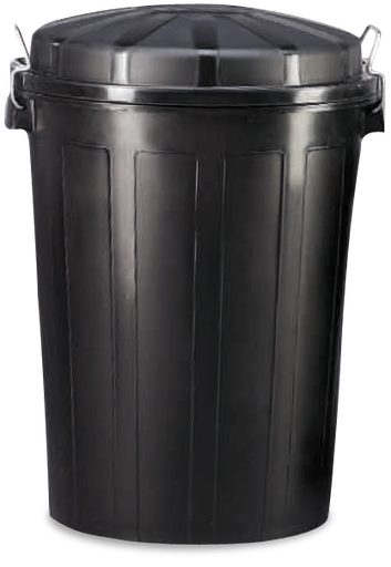 [486023] Contenedor de desperdicios de plástico con tapa