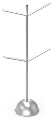 [080426] Dispensador de bolsas inox cuádruple