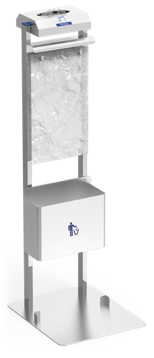 [990140302] Conjunt dispensador de guants i bosses penjants amb paperera