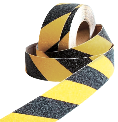 [465624] Cinta antideslizante adhesiva amarillo/negro