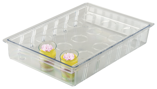 [487430] Bandeja de exposición para helados en vaso