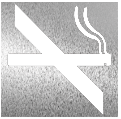 [082606] Pictograma *inox - Prohibit fumar