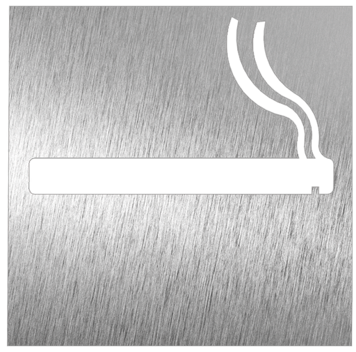 [082608] Pictograma inox - Permitido fumar