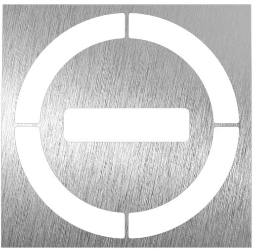 [082610] Pictograma inox - Prohibido