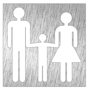[082618] Pictograma inox - Aseo familiar