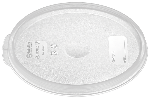 [486640] Tapa redonda para contenedor de alimentos de policarbonato