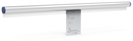 [081802] Porta notas inox mural