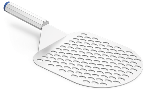[042410] Pala perforada per a pizza pispo curt acer inoxidable
