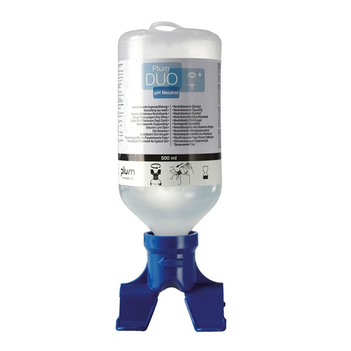 [11711] Botella 500ml Plum-duo, Ph Neutro para Lavado de Ojos
