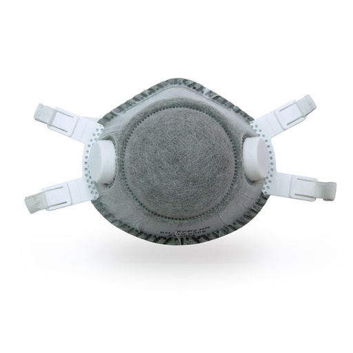 [31100] FFP2 NR, mascarilla preformada con 2 válvulas carbón activo