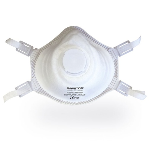 [30350M] FFP3 NR SERIE EMÉ, mascarilla preformada válvula metal free