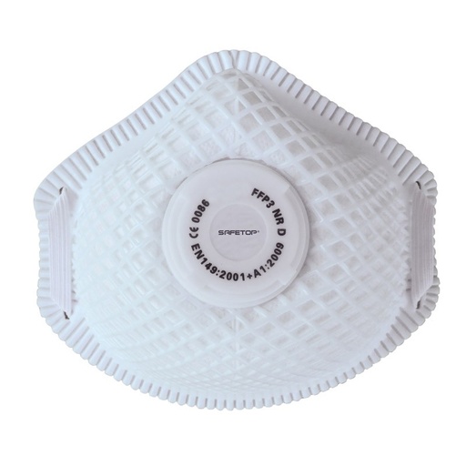 [30345] FFP3 NR D, mascarilla con malla y válvula metal free