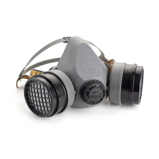 [37400-P3] NEW EUROMASK con filtros P3, clase 1 (incluye filtros)