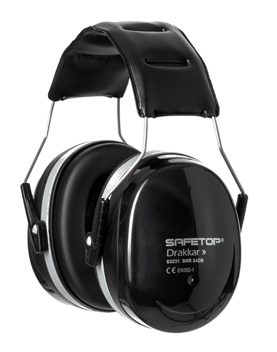 [83231] DRAKKAR, protector auditivo doble carcasa SNR 31 dB