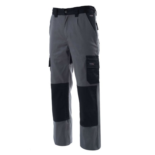 [166] GROVE, pantalón multibolsillos gris-negro talla S-3XL