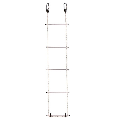 [80360] Escalera, Enrollable de Cuerda de 11 M y 37 Peldaños